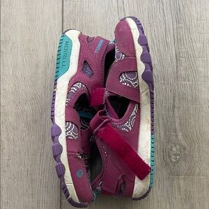 Merrell Kids' Magenta and Aqua Sneakers